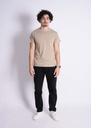T-SHIRT BASIQUE BEIGE