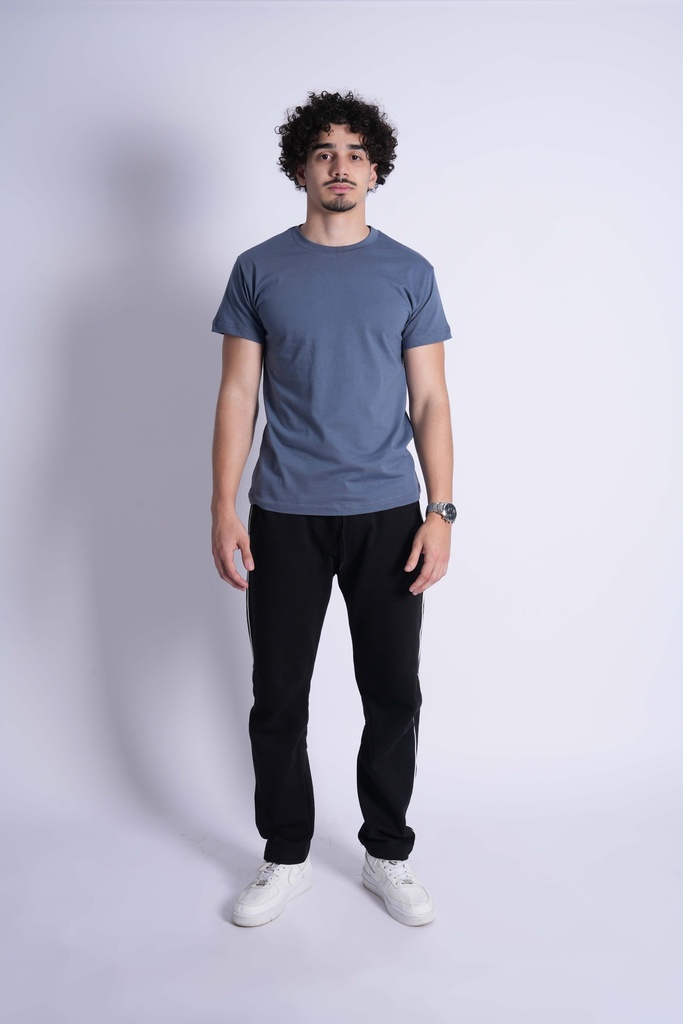 T-SHIRT BASIQUE BLEU JEAN