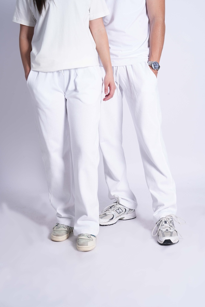 JOGGING BASIQUE LARGE BLANC