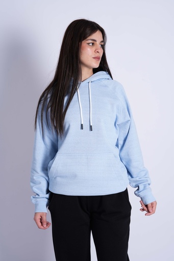 SWEATSHIRT BASIQUE BLEU CIEL