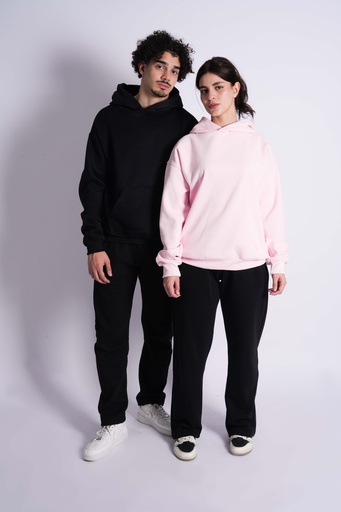 SWEATSHIRT BASIQUE ROSE CLAIR