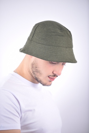 [CPB0001] CHAPEAU BOB VERT MILITAIRE
