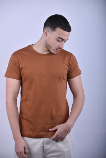 T-SHIRT BASIQUE CAMEL
