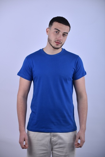 T-SHIRT BASIQUE BLEU ROI