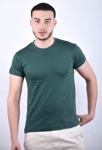 T-SHIRT BASIQUE VERT EMERAUDE